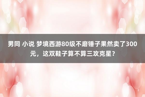 男同 小说 梦境西游80级不磨锤子果然卖了300元，这双鞋子算不算三攻克星？