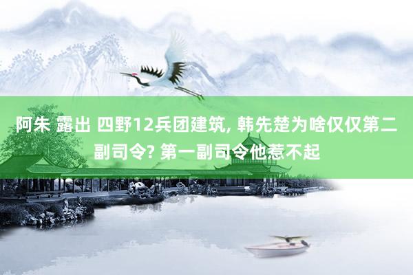 阿朱 露出 四野12兵团建筑, 韩先楚为啥仅仅第二副司令? 第一副司令他惹不起